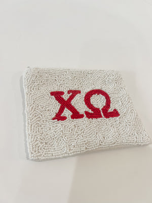 Sorority Beaded Clutch