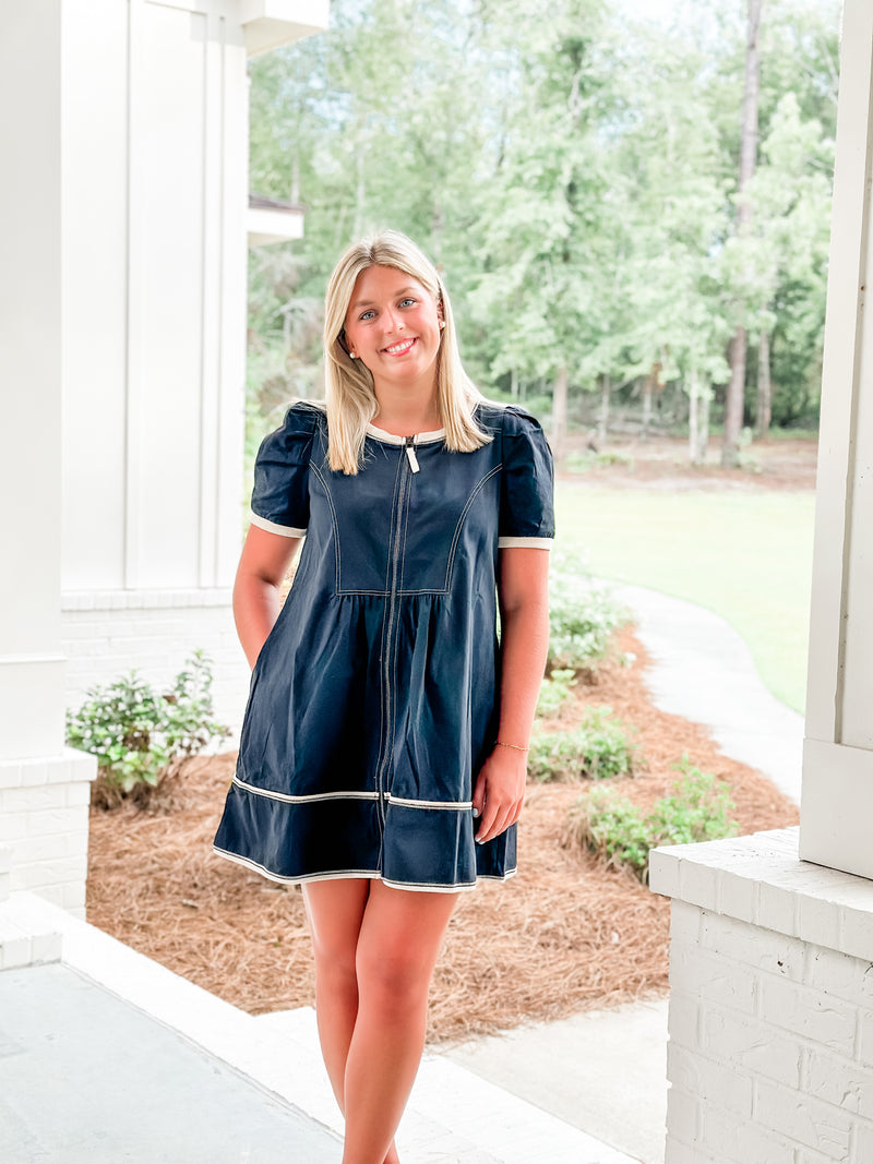 Fifth Avenue Zip Dress