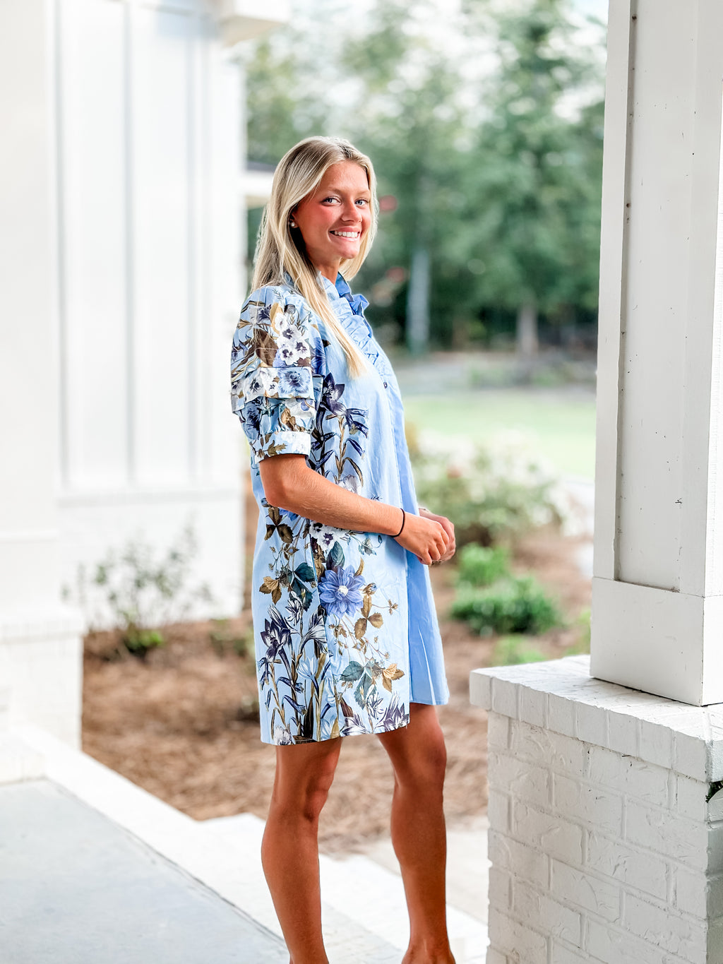 Bleu Fall Floral