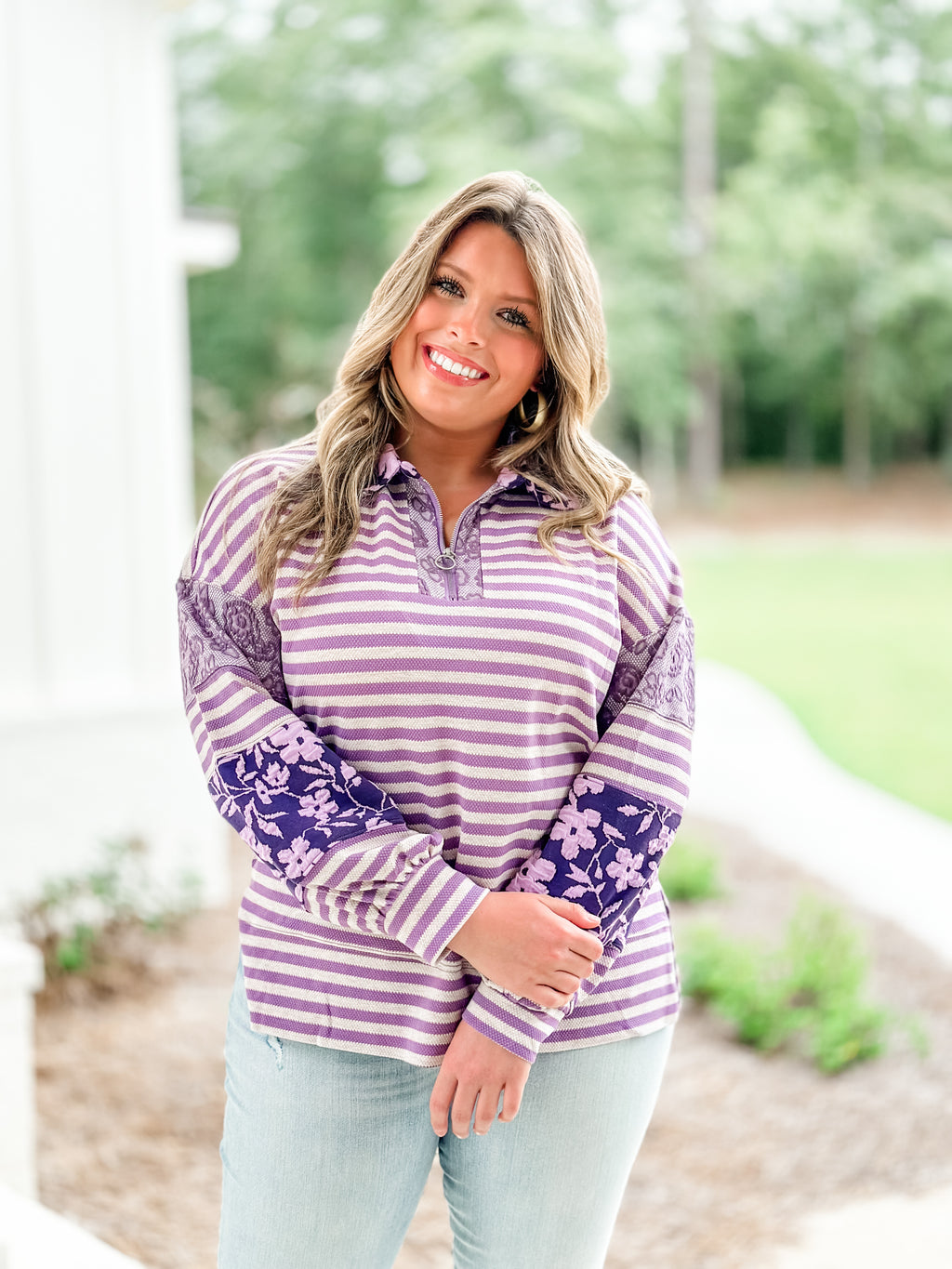 Purple Patch Sweater