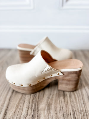 Studded Platform Clog