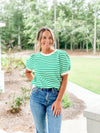 Green Knit Top