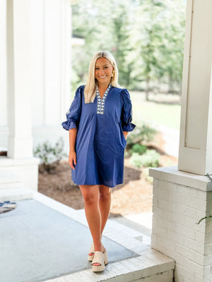 Navy Kate Dress