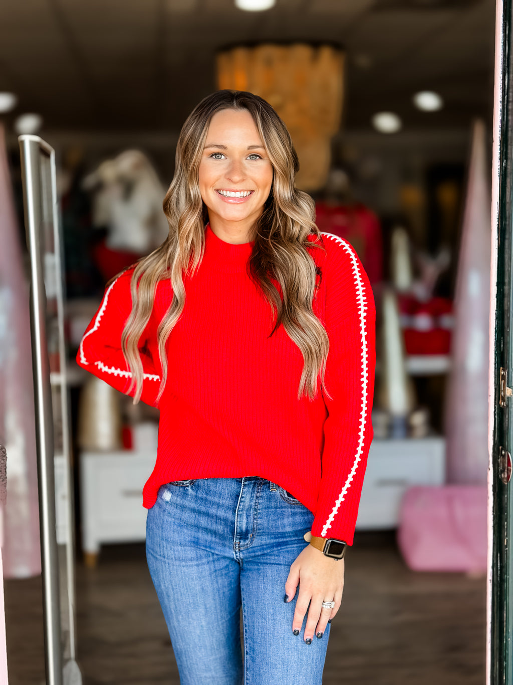 Red Ready Sweater