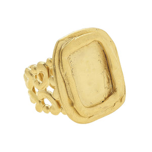 Rectangle Adjustable Ring