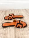 Tan 'H' Sandal