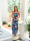 Navy Tropical Dress