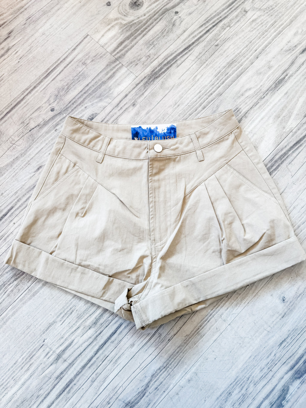 Mocha Roll Up Shorts