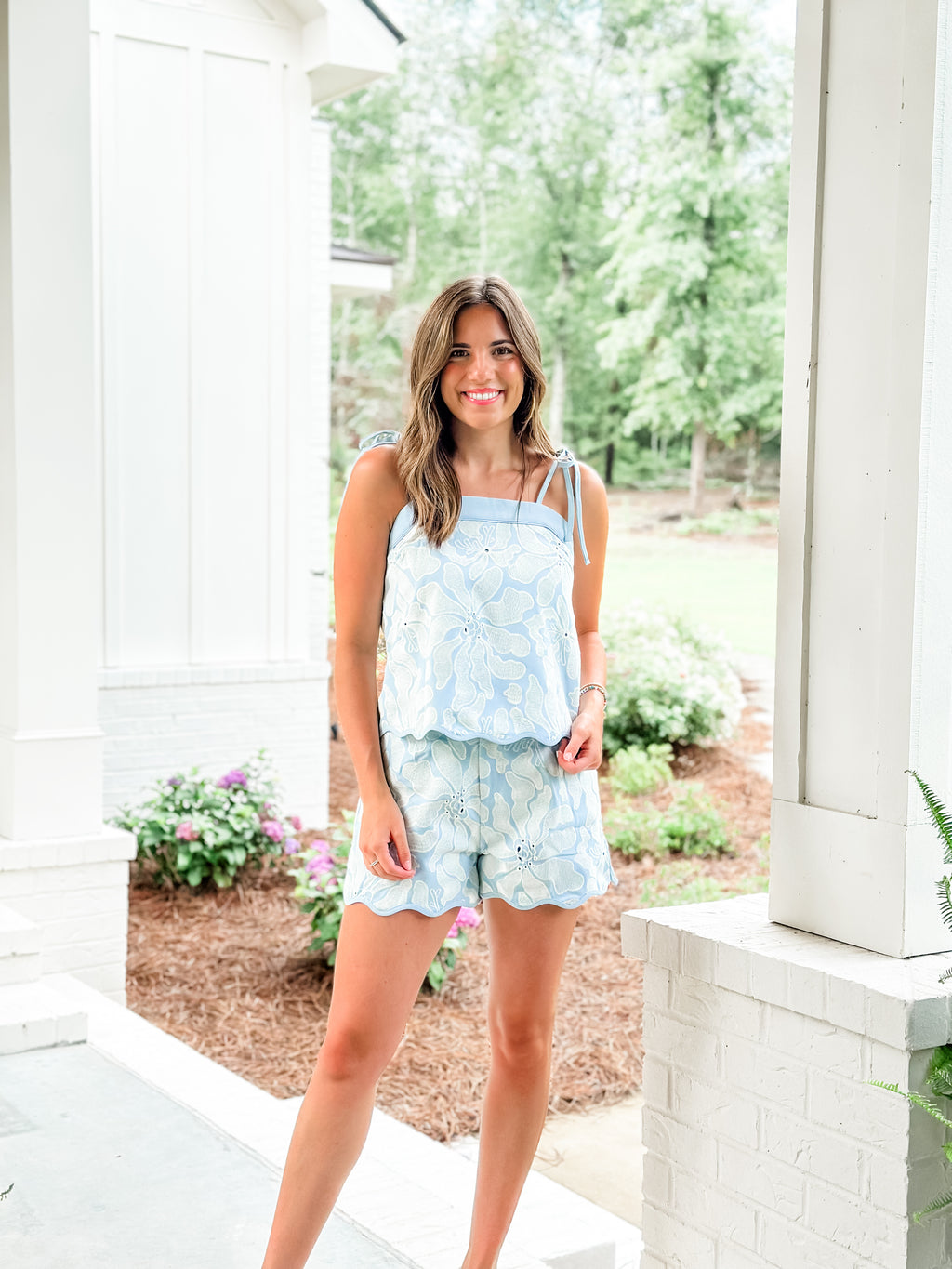 Bleu Short Set
