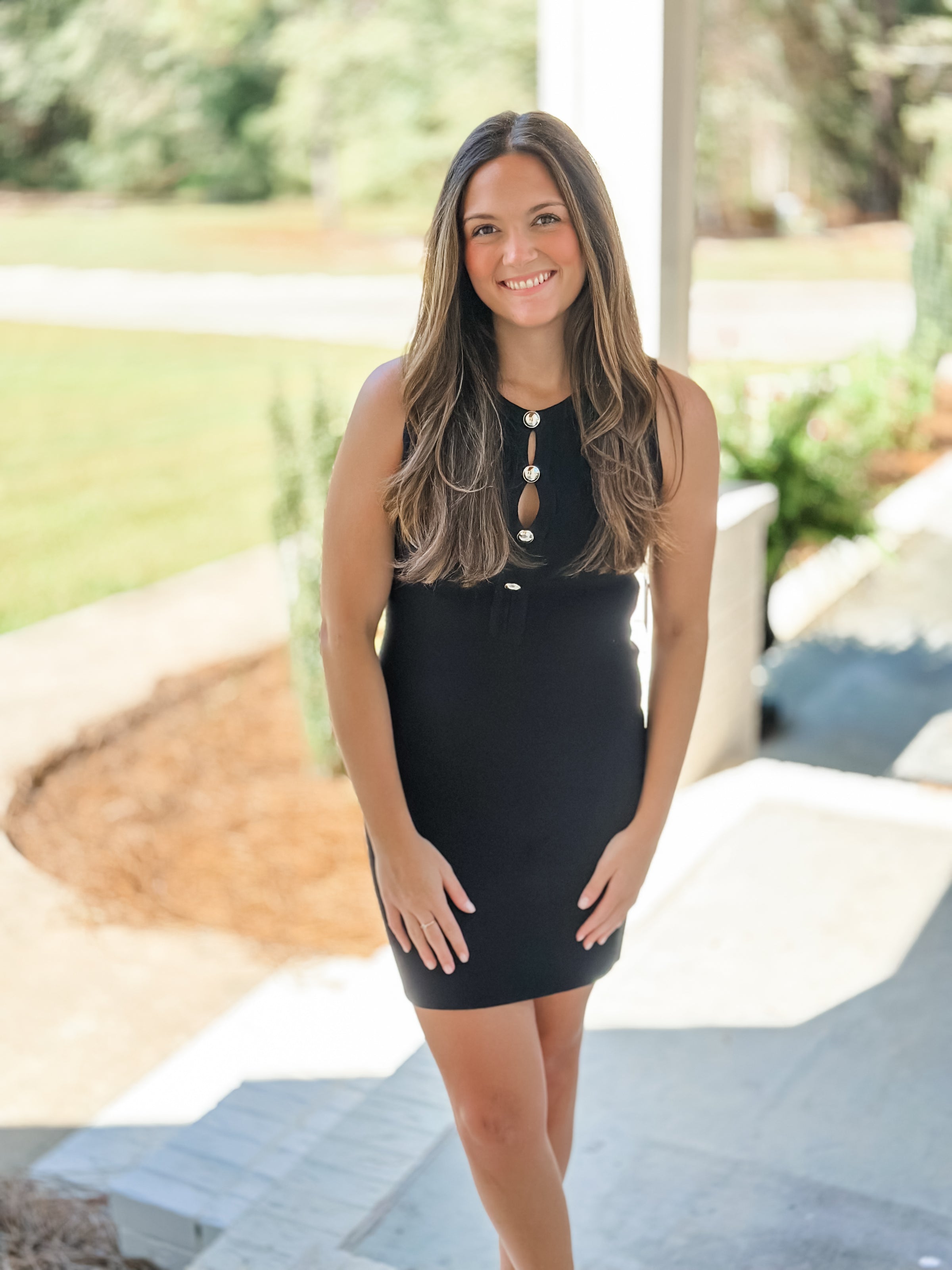Sweater Shift Dress L / Black