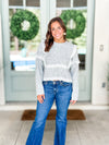 .Fall Ruffle Sweater
