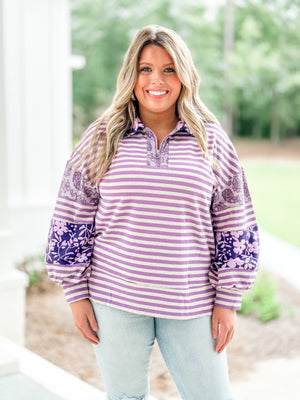 Purple Patch Sweater