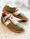 Olive Suede Sneaker