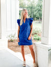 Flutter Sleeve Navy