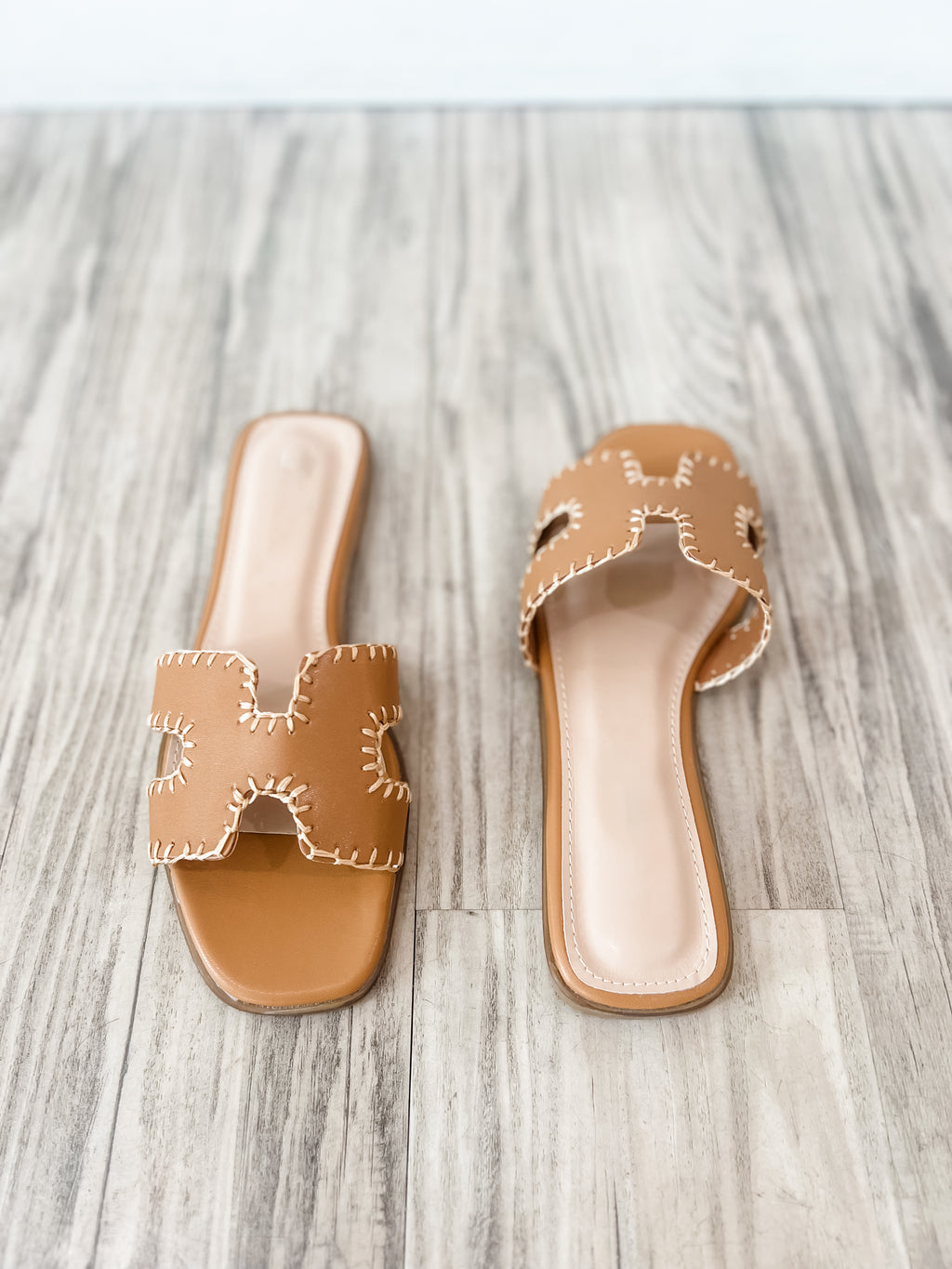 Tan 'H' Sandal