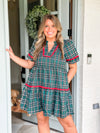 Santa Plaid Dress