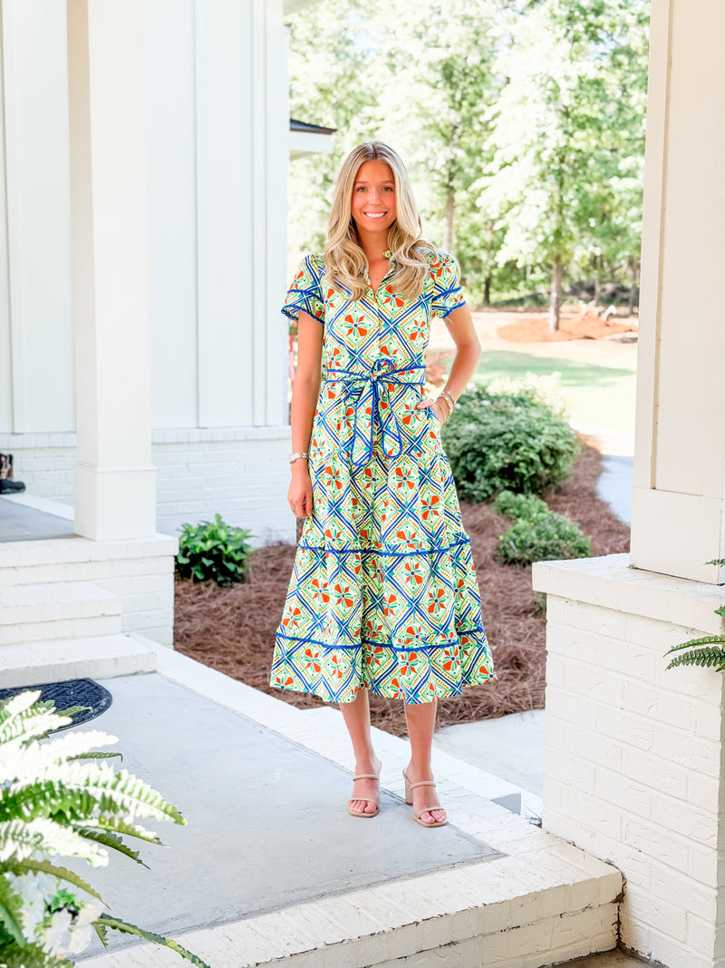 floral back ruffle maxi dress in sage reviews Princessa Maxi Dress