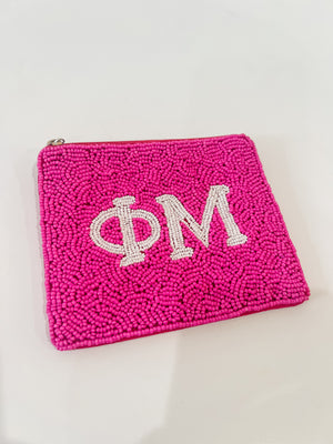 Sorority Beaded Clutch