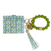 English Garden Blue Keychain
