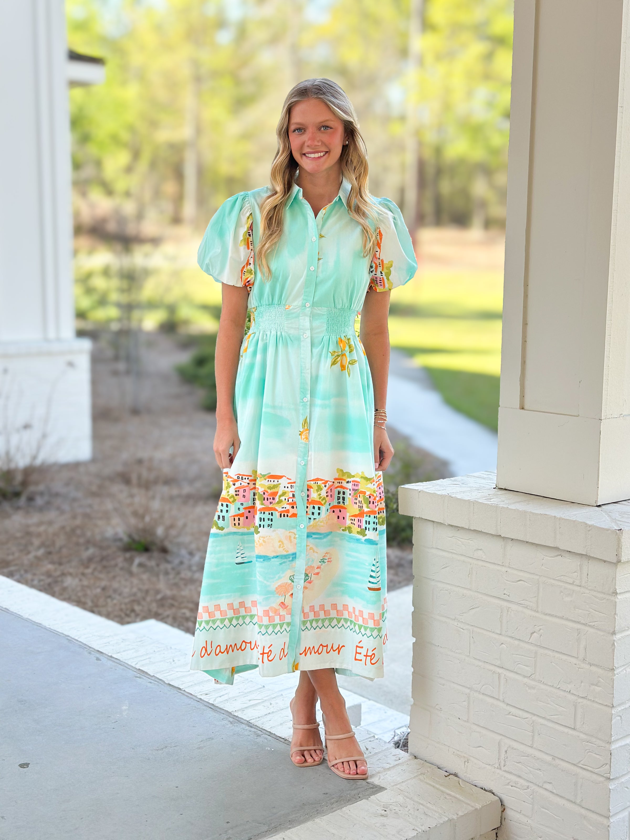 sea glass blue maxi dress casual The Sweetest Thing Blue Maxi Dress