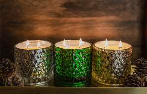 Mistletoe & Holly Double Wick Candle
