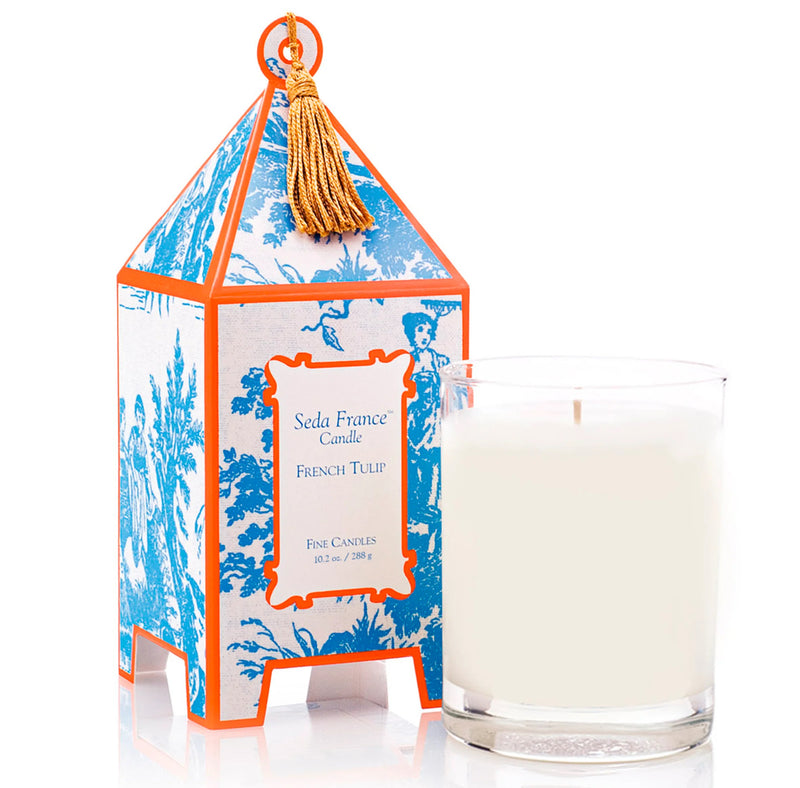 French Tulip Box Candle