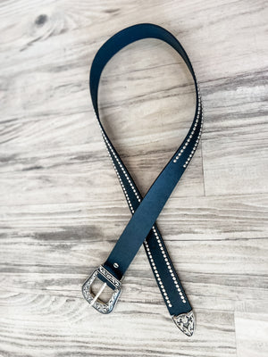 Stud Leather Belt