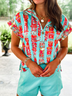 Tailored Short- Aqua Splash
