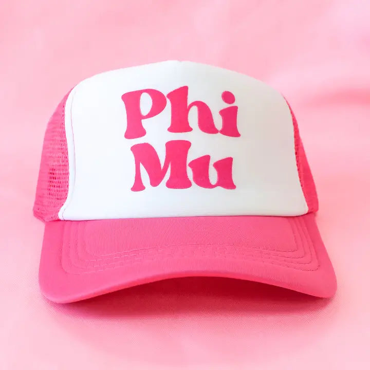 Phi Mu Trucker Hat