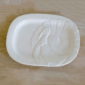 Turkey Embossed Serving Platter